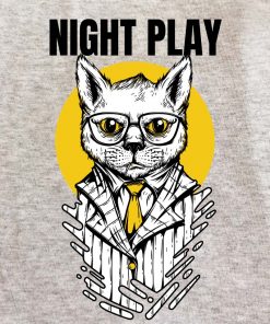 Printed Sweatshirt-Night Play, Men