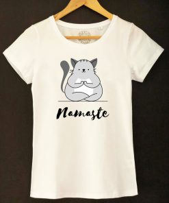 Organic cotton T-shirt-Namaste, Women
