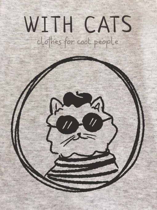 Printed Sweatshirt-Cool People, Women