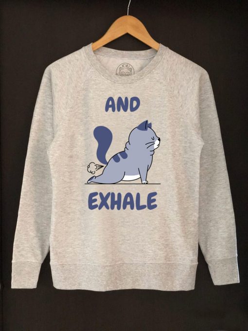 Printed Sweatshirt-And Exhale, Women