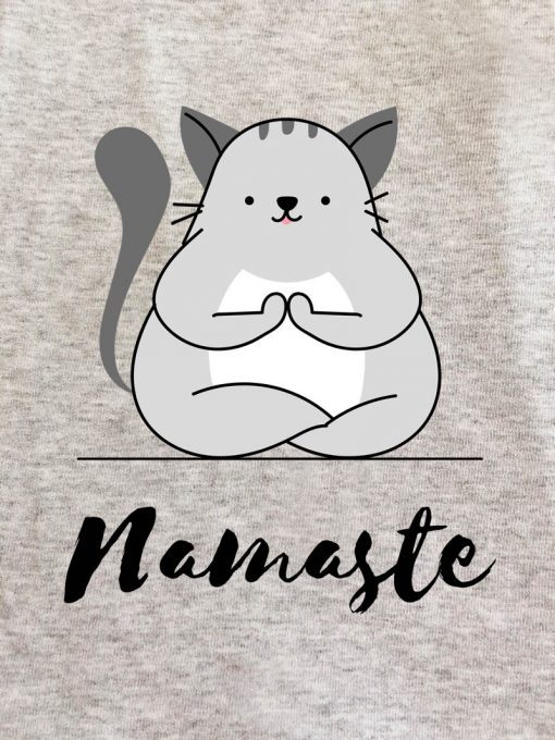 Printed Sweatshirt-Namaste, Women