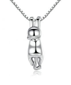 Complete Cat Silver Necklace