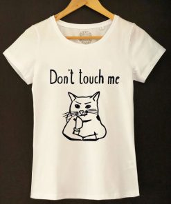 Hand painted T-shirt-Don’t touch me, Women
