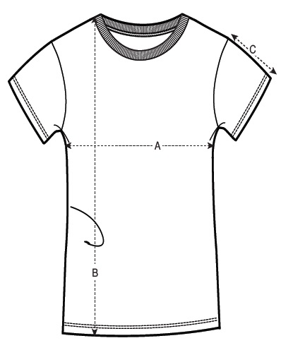 Women's T-shirt Size Guide