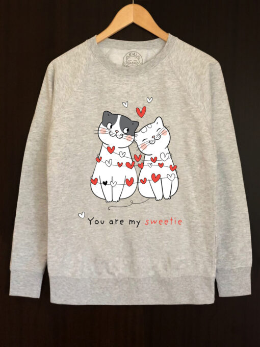 Printed Sweatshirt-You Are My Sweetie, Men