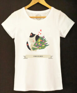 Organic Cotton T-Shirt-I Purr U so much, Women